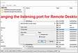Changing the Remote Desktop or Terminal Server Listening Port